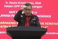 Sekretaris Jenderal PDIP Hasto Kristiyanto. (Instagram.com @sekjenpdiperjuangan)