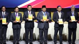 Presiden Prabowo Subianto menghadiri Konferensi Tingkat Tinggi BIMP–EAGA ke-16 yang digelar di Kuala Lumpur Convention Center. (Dok. Tim Media Prabowo)

