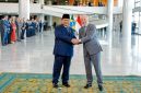 Presiden Republik Indonesia Prabowo Subianto di upacara penuh makna di halaman Istana Palácio do Planalto. (Dok. Tim Media Prabowo)