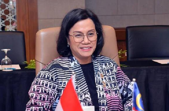 Sri Mulyani memaparkan peran SBSN sebagai penopang utama aset keuangan syariah Indonesia. (Facebook.com @Sri Mulyani Indrawati)